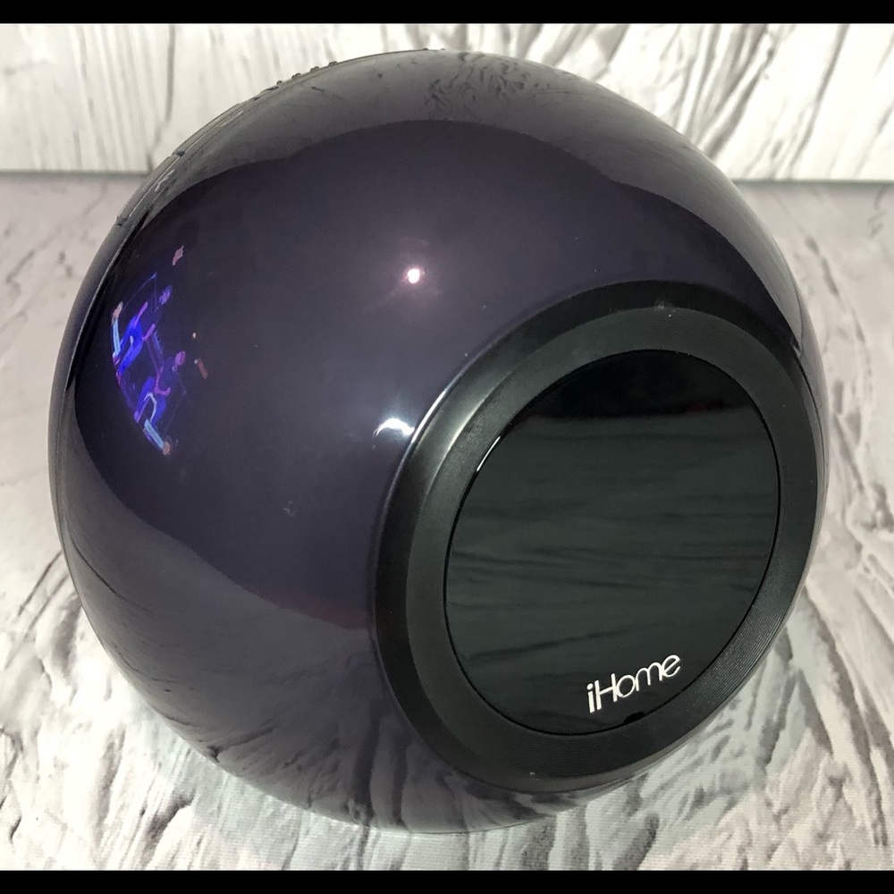 iHome IBT29 Dual Alarm Clock Radio - Color Changing NO Power Adapter TESTED USED